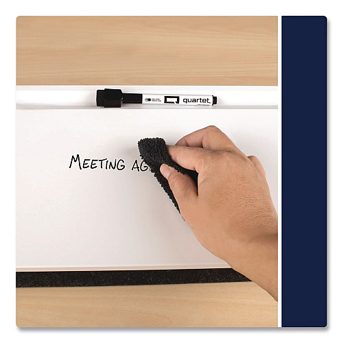 Quartet Magnetic Steel Dry Erase Desktop Computer Pad, 21 x 7.75, White Surface (Q090F01R)