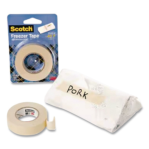 Scotch Freezer Tape, 1.5" Core, 0.75" x 1,000", Tan (7100085714)