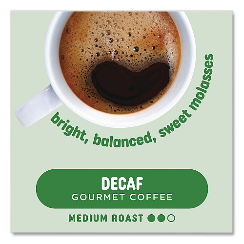 Pick Me Up Provisions Decaf Coffee K-Cups, Medium Roast, 96/Carton (PM62435CT)