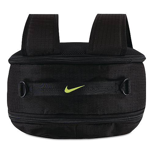 3BRAND Russell Wilson Nike Pro Laptop Backpack, Fits Devices Up to 17", 13 x 7 x 19, Black/Green (9AT047023)