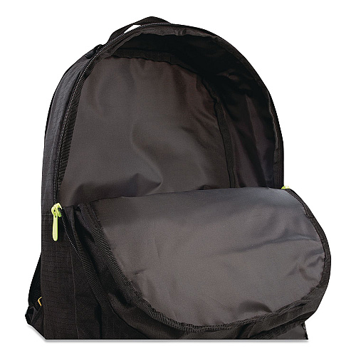 3BRAND Russell Wilson Nike Pro Laptop Backpack, Fits Devices Up to 17", 13 x 7 x 19, Black/Green (9AT047023)
