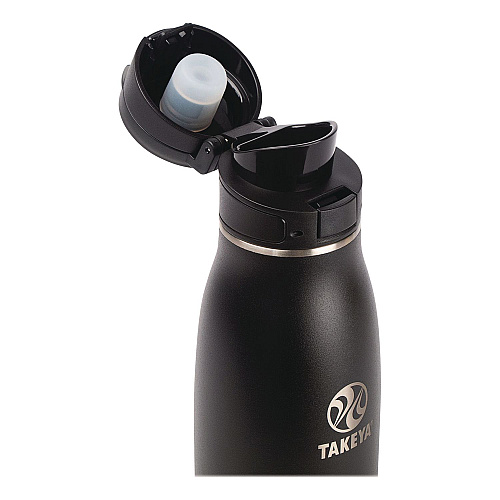 TAKEYA Traveler Stainless Steel Vacuum Insulated Travel Mug, 17 oz, Onyx (51273)