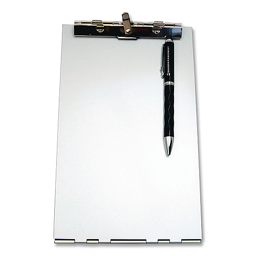 Saunders Redi-Rite Aluminum Storage Clipboard, 1" Clip Capacity, Holds 6 x 10 Sheets, Silver (SAU00213)