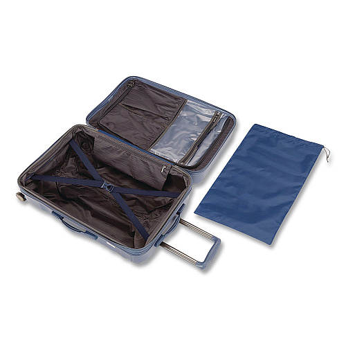 AMERICAN TOURISTER Cascade Hardside Spinner Suitcase, 15 x 9.5 x 22, Slate Blue (143244E264)
