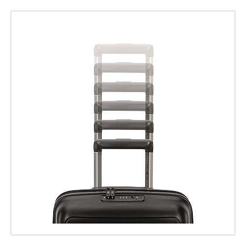 Samsonite Elevation Plus Hardside Spinner Suitcase, Fits Devices Up to 15", 15 x 10 x 23, Triple Black (1429102620)