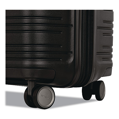 Samsonite Elevation Plus Hardside Spinner Suitcase, Fits Devices Up to 15", 15 x 10 x 23, Triple Black (1429102620)