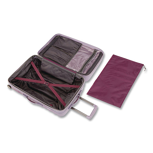 AMERICAN TOURISTER Cascade Hardside Spinner Suitcase, 15 x 9.5 x 22, Purple Haze (1432444321)