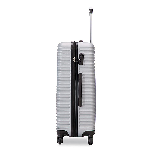 TUCCI VOYAGE Vertice ABS 2-Piece Luggage Set, Silver (V000102PCSLV)