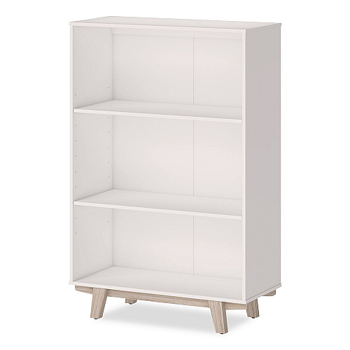 Thomasville Whitney Bookcase, Three Shelves, 31.75w x 14d x 48.25h, White (SPLSWHBKTV)