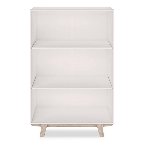 Thomasville Whitney Bookcase, Three Shelves, 31.75w x 14d x 48.25h, White (SPLSWHBKTV)