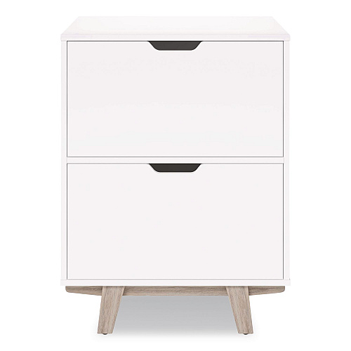 Thomasville Whitney 2-Drawer Lateral File Cabinet, Letter/Legal Size File Drawers, 23.75" x 20" x 31.25", White (SPLSWHLFTV)