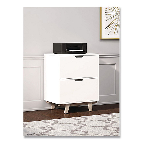 Thomasville Whitney 2-Drawer Lateral File Cabinet, Letter/Legal Size File Drawers, 23.75" x 20" x 31.25", White (SPLSWHLFTV)