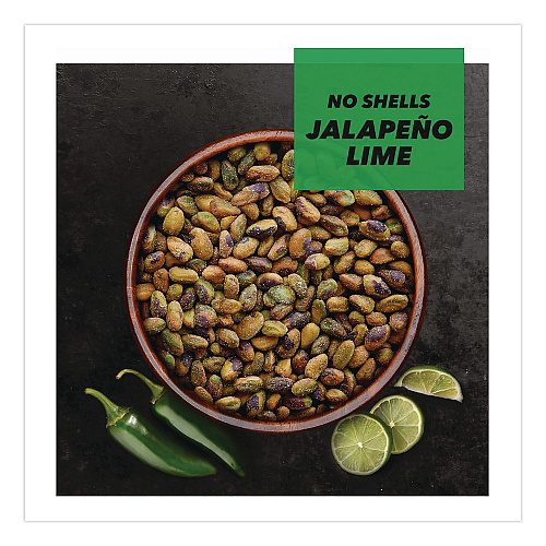 Paramount Farms Wonderful Pistachios, Jalapeno Lime, 2.25 oz Pouch, 8/Box (PAR70154)