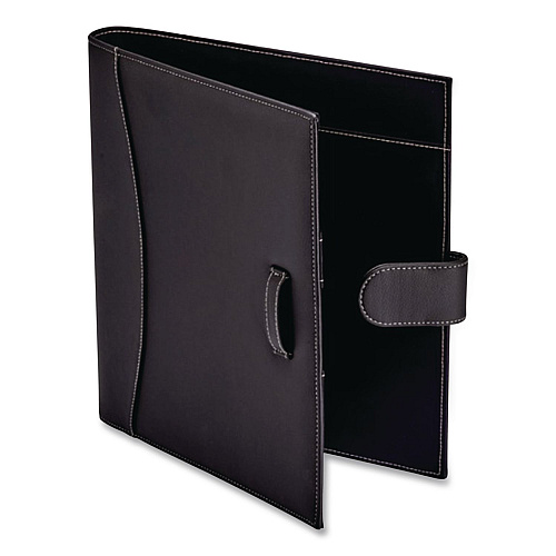It's Academic D-Ring Non-View Binder, 3 Rings, 1" Capacity, 8.5 x 11, Black (92875)