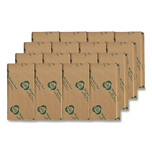 Eco Green Multi-Fold Recycled Paper Towels, 1-Ply, 9.25 x 9.5, Natural White, 250/Pack, 16 Packs/Carton (EN416)