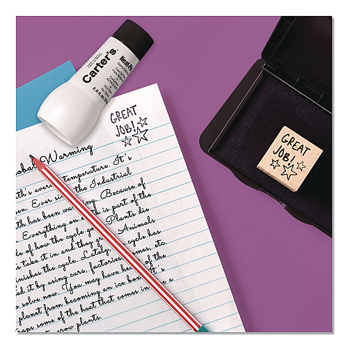Carter's Neat-Flo Stamp Pad Inker, 2 oz Bottle, Black, 36/Carton (21448CT)