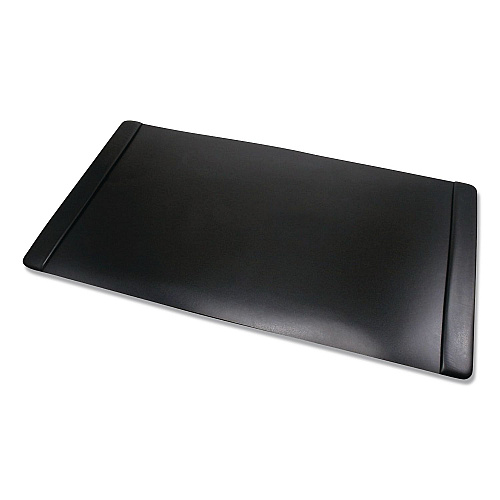 Advantus Faux Leather Desk Pad with Side Rails, 36" x 20", Black (75868)