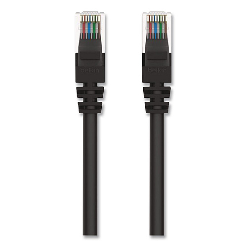Belkin CAT5e Snagless Molded Patch Cable, 14 ft, Black (A3L791B14BLK)