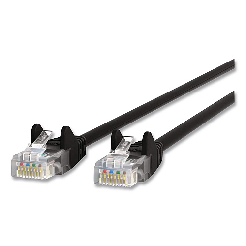 Belkin CAT5e Snagless Molded Patch Cable, 14 ft, Black (A3L791B14BLK)