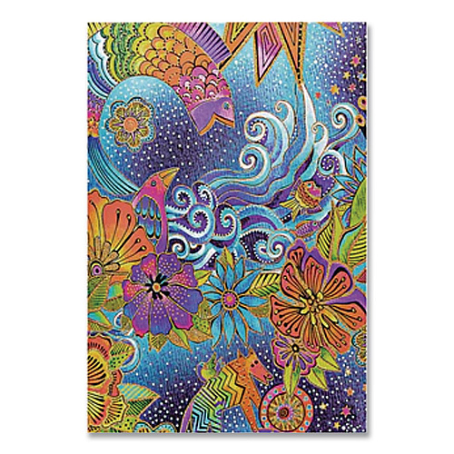 Chronicle Books Paperblanks Hardcover Journal, Laurel Burch Celestial Magic Artwork, Medium/College Rule, Multicolor Cover, (72) 9 x 7 Sheets (978143979691)