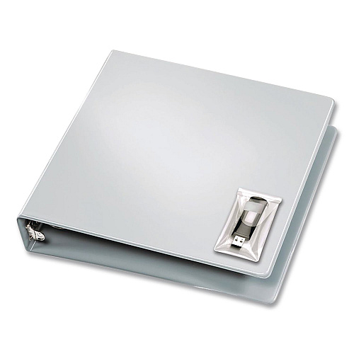 Cardinal HOLD IT USB Pockets, 2 x 3.4, Clear, 6/Pack (21140PK)