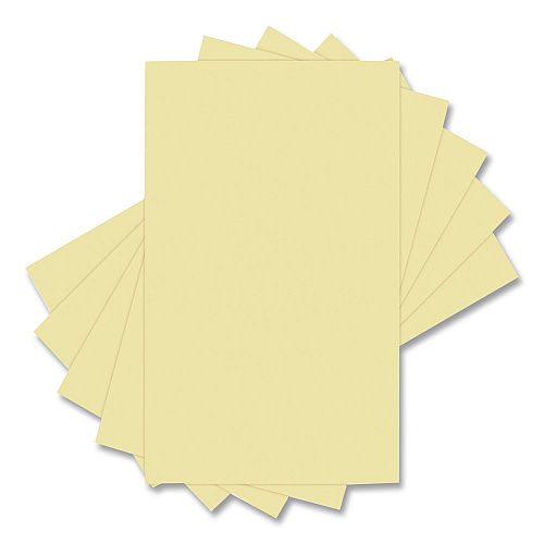 Lettermark Colors 30% Recycled Multipurpose Color Paper, 20 lb Bond Weight, 11 x 17, Canary, 500 Sheets/Ream, 5 Reams/Carton (94293RMCT)