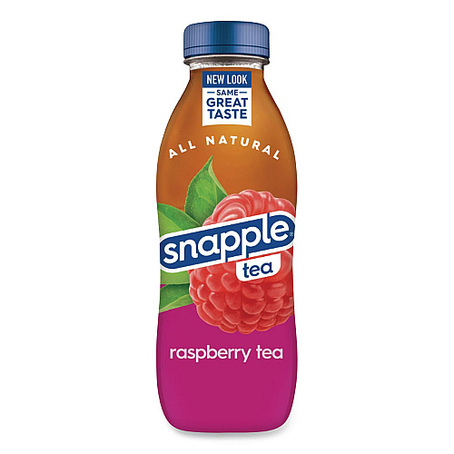 Snapple Flavored Tea, Raspberry, 16 oz Bottle, 24/Carton (CAD00775)