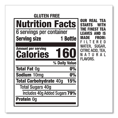 Snapple Flavored Tea, Raspberry, 16 oz Bottle, 24/Carton (CAD00775)