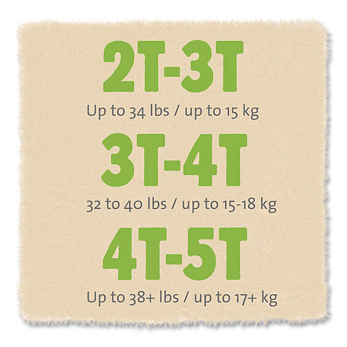 Cuties CutiePants Refastenable Training Pants for Boys, 2T-3T, Up to 34 lbs, 104/Carton (CR7007)