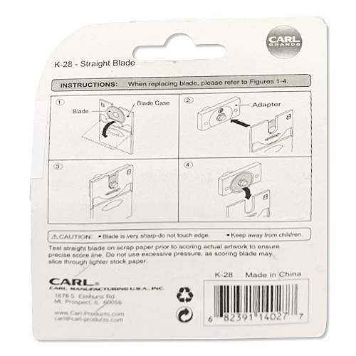 CARL Heavy-Duty Rotary Trimmer Replacement Blade (K28)