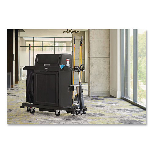 Locking Door Kit, for Rubbermaid Commercial 2202581/2202527/2202585, Resin, Black (2202525)