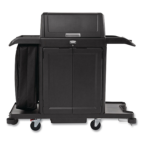 Locking Door Kit, for Rubbermaid Commercial 2202581/2202527/2202585, Resin, Black (2202525)