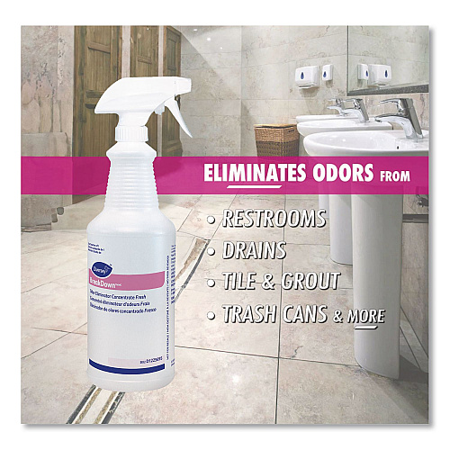 Diversey BreakDown Empty Spray Bottle, 32 oz, Clear, 12/Carton (D1225695)