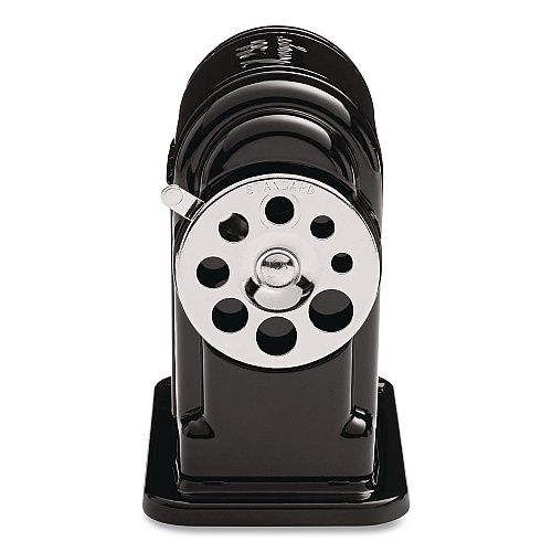 X-ACTO Ranger 55 Classroom Manual Pencil Sharpener, Manually-Powered, 3.25 x 6 x 5.5, Black, 6/Carton (1001CT)