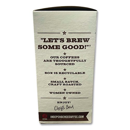 Independence Coffee Co. Liga Privida Coffee Pods, 18/Box (ICF18053)