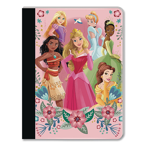 Innovative Designs Licensed Composition Book, Disney Princesses, Wide/Legal Rule, Multicolor Cover, (100) 9.75 x 7.5 Sheets (717327PRSA)