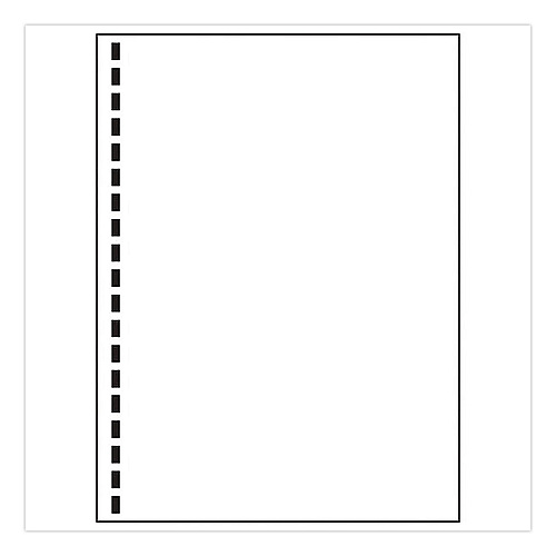 Alliance Punched Laser Cut Sheets, 92 Bright, Side: 19-Hole, 20 lb Bond Weight, 8.5 x 11, White, 500 Sheets/Ream, 5 Reams/Carton (30771)
