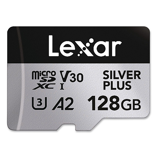 Lexar Professional SILVER Series SDXC Memory Card, 205MB/s Read Speeds and 150MB/s Write Speeds, UHS-I V30 U1 Class 10, 128 GB (LSDSIPL128GB)