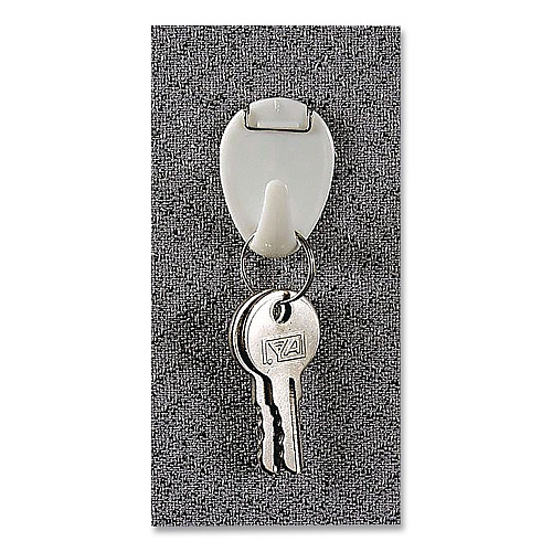 Officemate Cubicle Hooks, White, 5/Pack (509803)