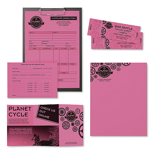 Astrobrights Color Paper, 24 lb Bond Weight, 8.5 x 11, Pulsar Pink, 500 Sheets/Ream, 10 Reams/Carton (21031CT)