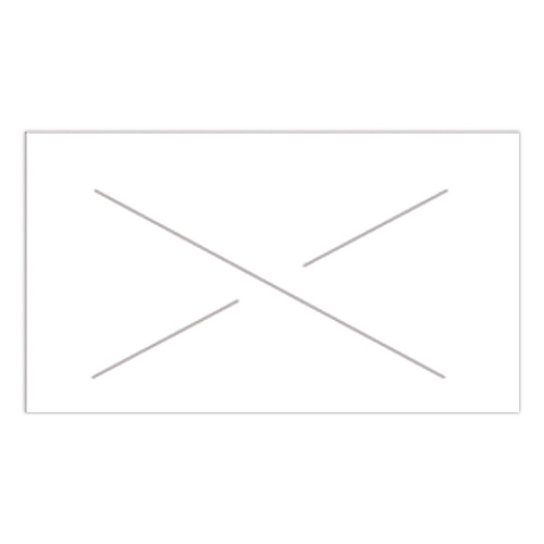 Garvey Blank Label, 0.47" x 0.86", White, 1,222 Labels/Roll, 9 Rolls/Pack (221204500)
