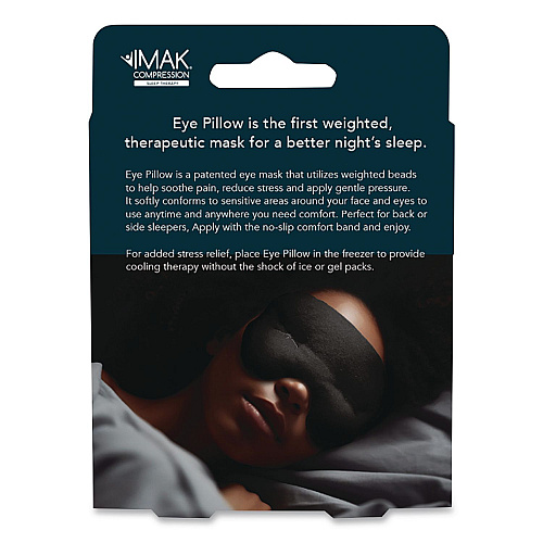 IMAK Compression Pain Relief Eye Mask, One Size Fits Most, Gray (A30131)
