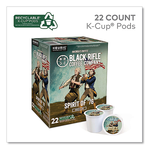 Black Rifle Coffee Company Spirit of '76 Coffee K-Cups, 22/Box (0501)