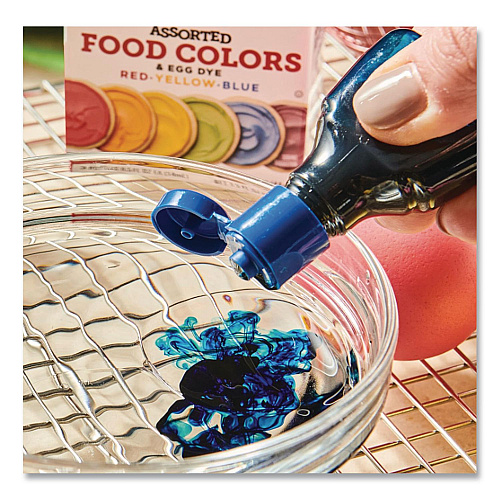McCormick Food Coloring, Red/Yellow/Blue, 0.5 oz Bottle, 3/Box (MCM05308)