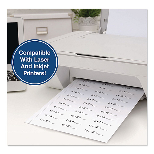 Printworks Professional Perforated Paper, 92 Bright, Perforated 0.5" from Left, 24 lb Bond Weight, 8.5 x 11, White, 500 Sheets/Ream, 5 Reams/Carton (04112P)