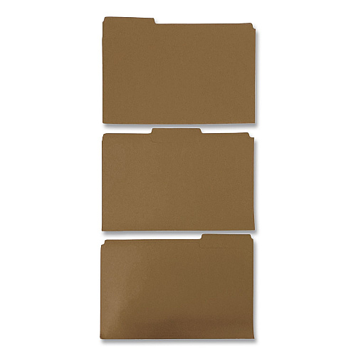 Pendaflex Reinforced Top-Tab File Folders, 2/5-Cut Tabs, Letter, Brown Kraft, 100/Box (RK15225RE)