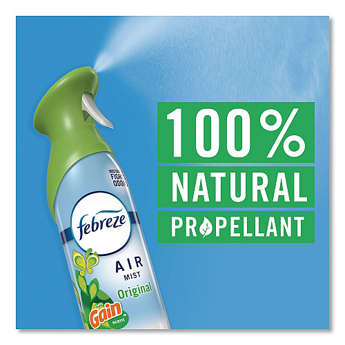 Febreze AIR, Gain Original, 8.1 oz Aerosol Spray, 6/Carton (19929)