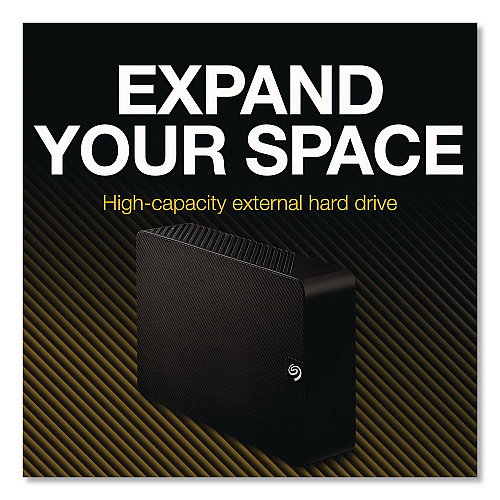 Seagate Expansion Desktop External Hard Drive, 8 TB, USB 3.0, Black (STKP8000400)