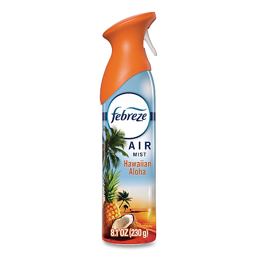 Febreze AIR, Hawaiian Aloha, 8.1 oz Aerosol Spray, 6/Carton (21385)
