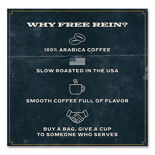 Free Rein Ground Coffee, Texas Pecan, 12 oz Bag (FRE36366)